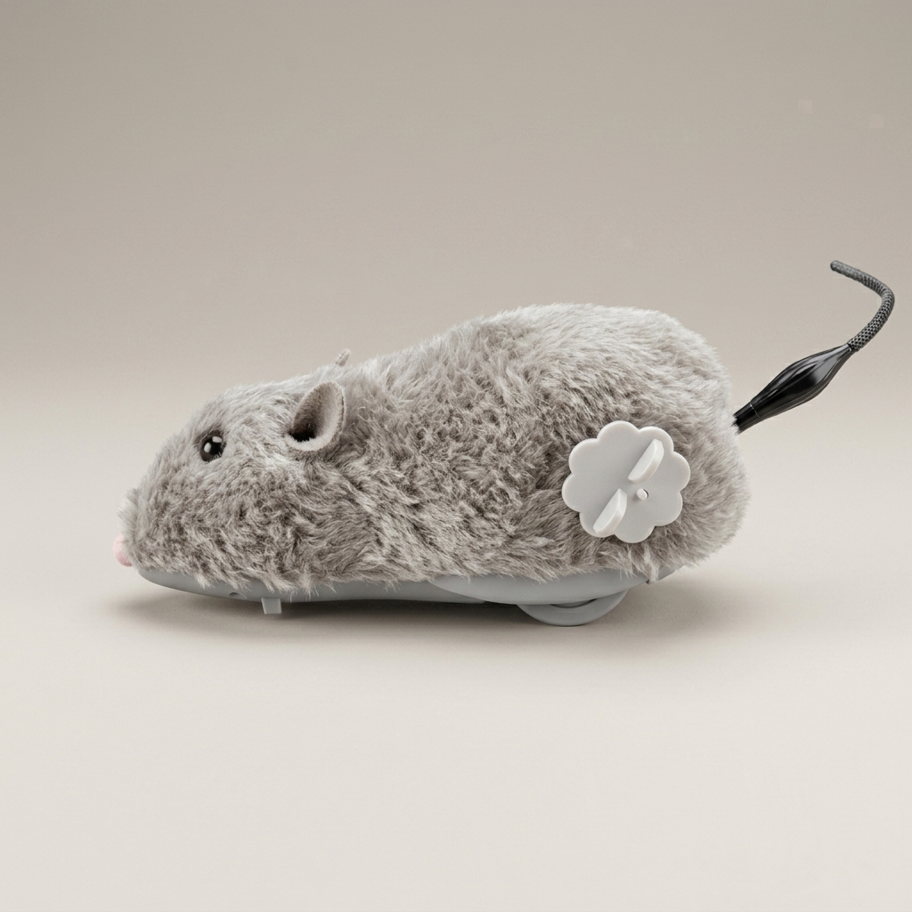 Exciting Plush Running Mouse Toy for Cats