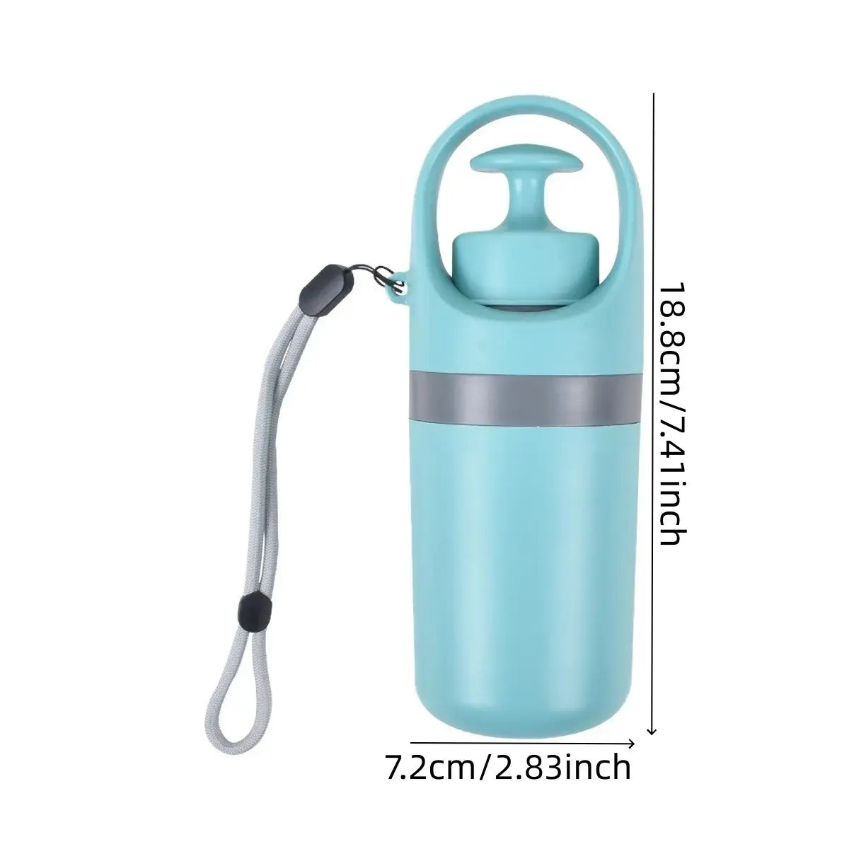 Portable Touchless Dog Waste Scooper with Six Claw Grabber and Trash Bag Roll, Ideal for Small to Medium Dogs Outdoors