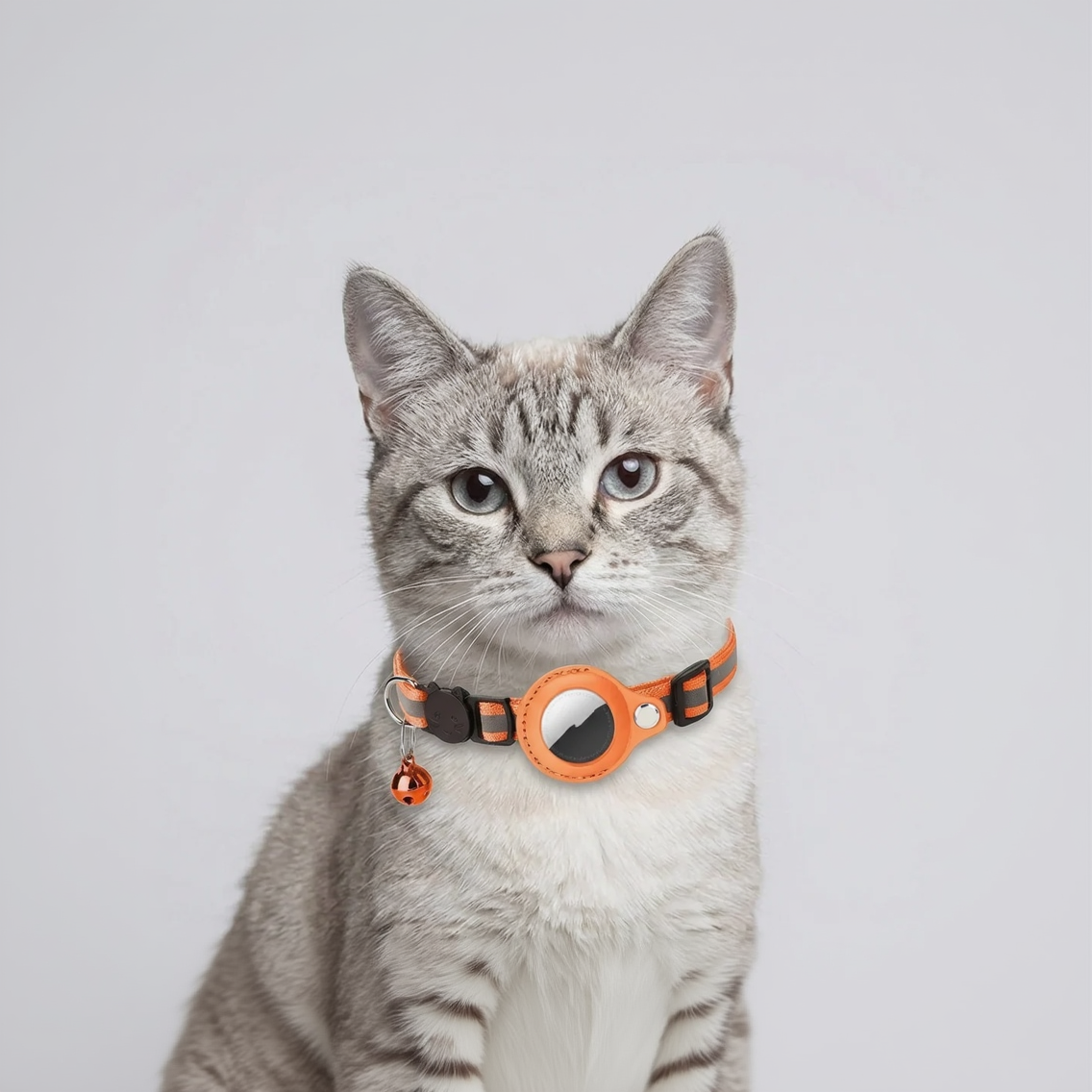 Reflective Waterproof AirTag Pet Collar (without Airtag)