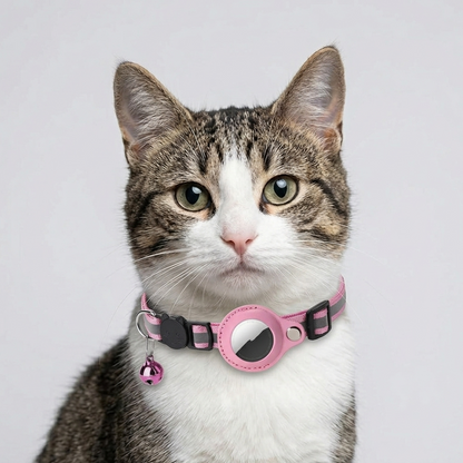 Reflective Waterproof AirTag Pet Collar (without Airtag)