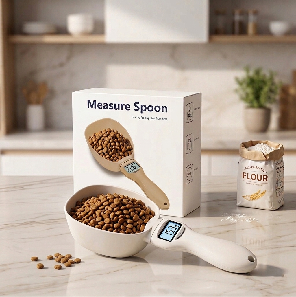 Electronic Measuring Feeding Spoon - Pet Food