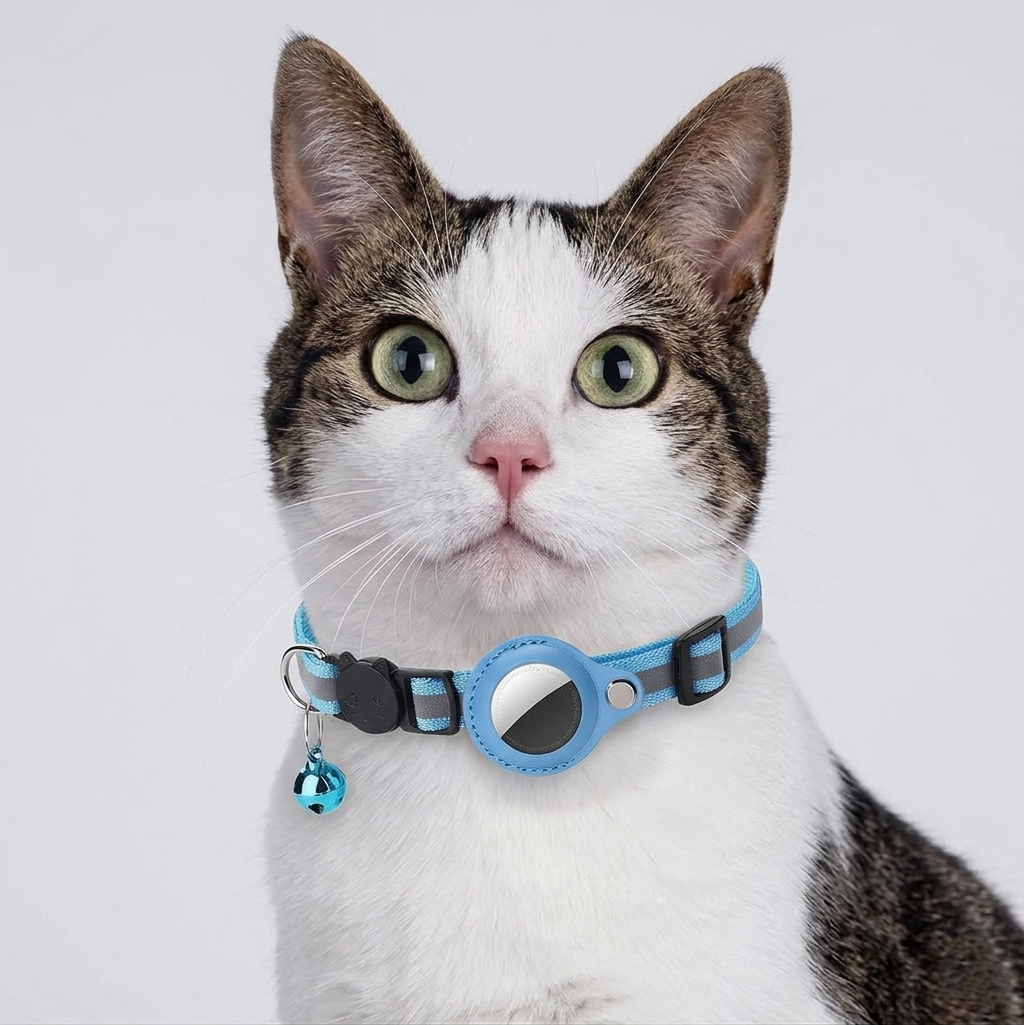 Reflective Waterproof AirTag Pet Collar (without Airtag)